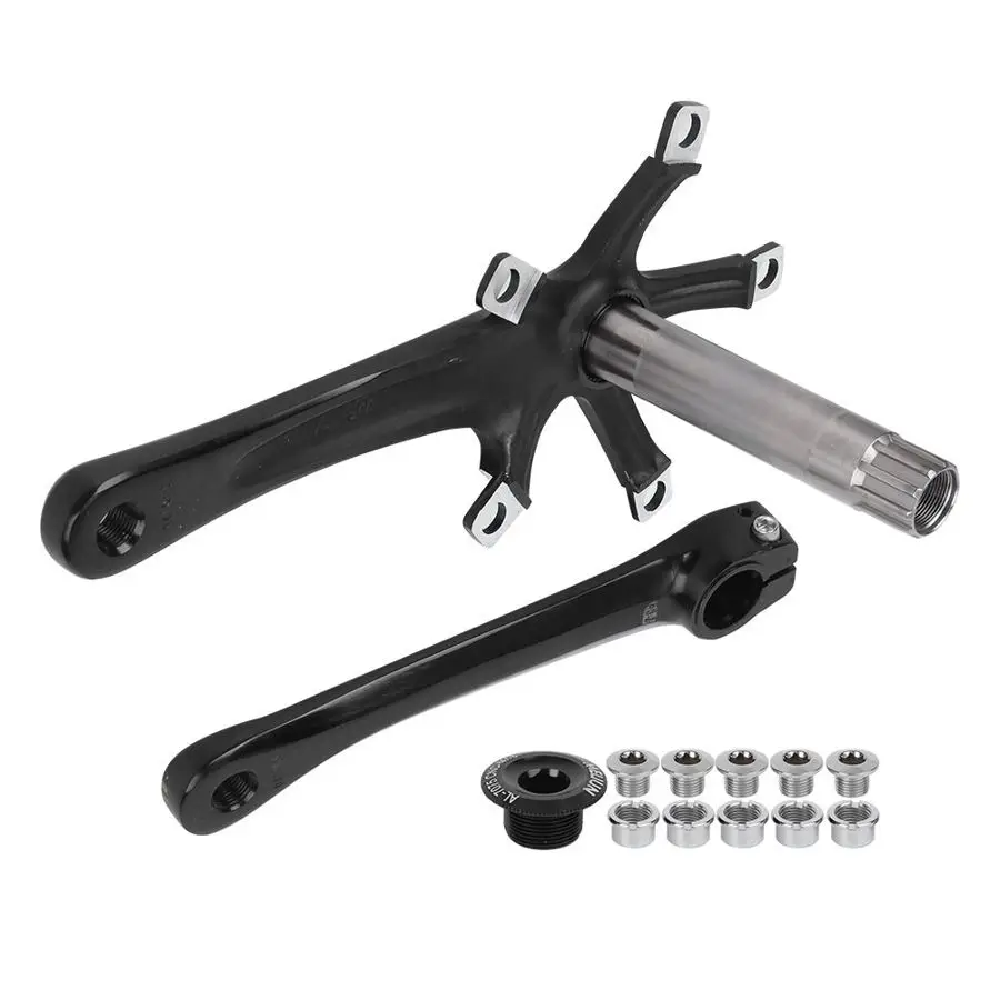 130 BCD Дорожный велосипедный кареточный алюминиевый рычаг шатуна велосипедной складной детали 170 мм.