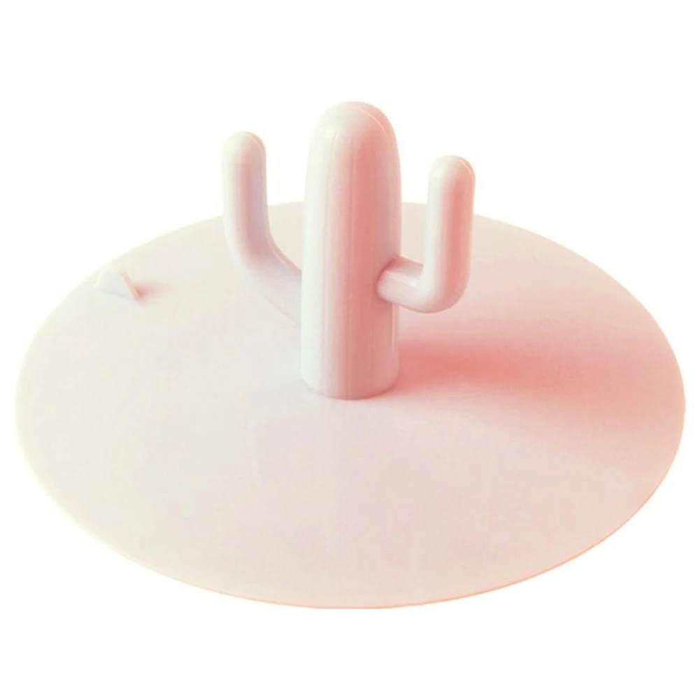 

Protective Cover Cactus Shape Wash Basin Soft Silicone Floor Drain Stopper Sink Plug Cute Bath Tub Anti Blocking Sewer Deodorant