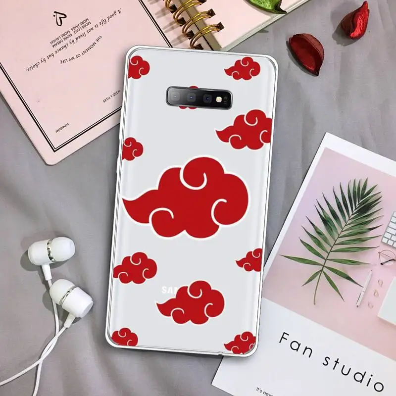 

Naruto logo sign eyes Phone Case Transparent For Samsung Galaxy A71 A21s S8 S9 S10 plus note 20 ultra