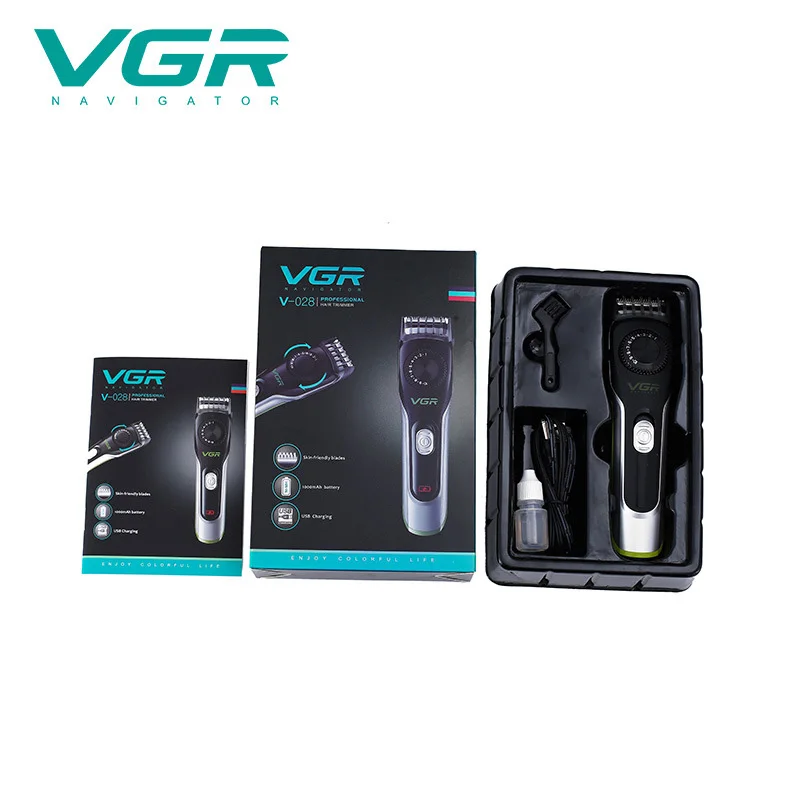 Электрическая машинка для стрижки волос Vgr мужчин самостоятельная электрический