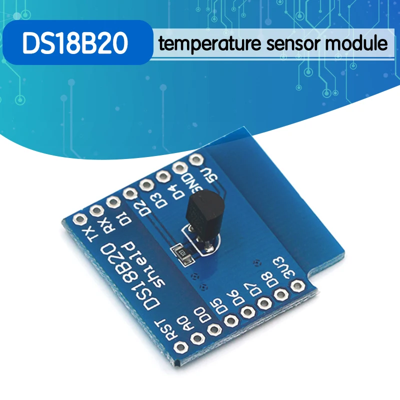Модуль датчика температуры DS18B20 модуль измерения для WEMOS D1 mini плата расширения Wi-Fi