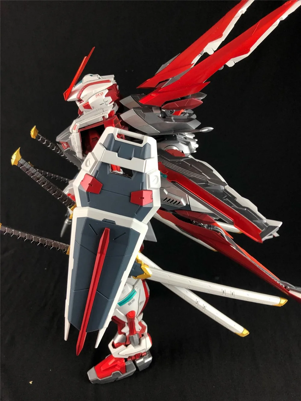 Nillson рабочая модель 1: 60 PG MBF-02 с пути красная рамка Gundam 1,0/2,0 летный аппарат модель DN001