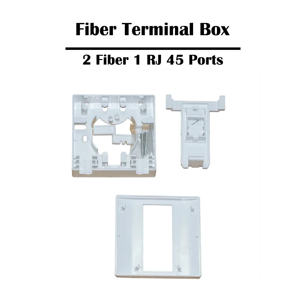 Оптоволоконный терминал Поверхностная коробка информация о данных 1/2 волоконный
