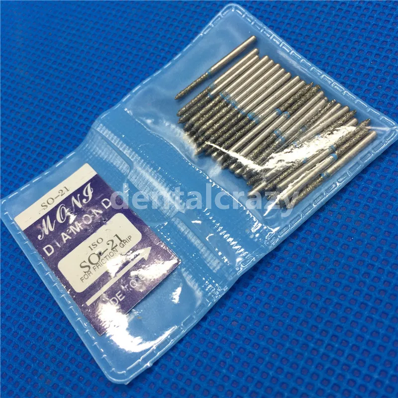 50 шт./пакет Dental Diamond FG высокоскоростные боры для полировки сглаживания зубных