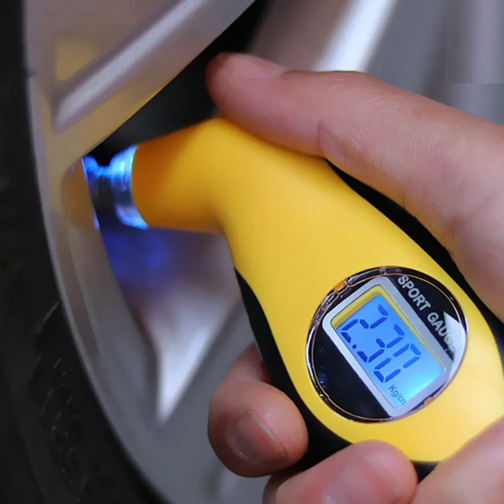 

High Precision Digital Tire Gauge Portable Car Tire Pressure Gauge Electronic Wheel Pressure Gauge Car Accessories