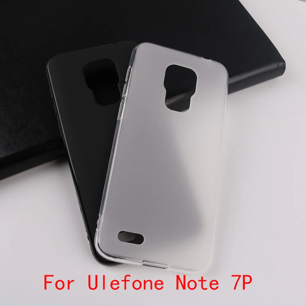 Прозрачный глянцевый силиконовый чехол для Ulefone Note 7 7P TPU бампер задняя крышка