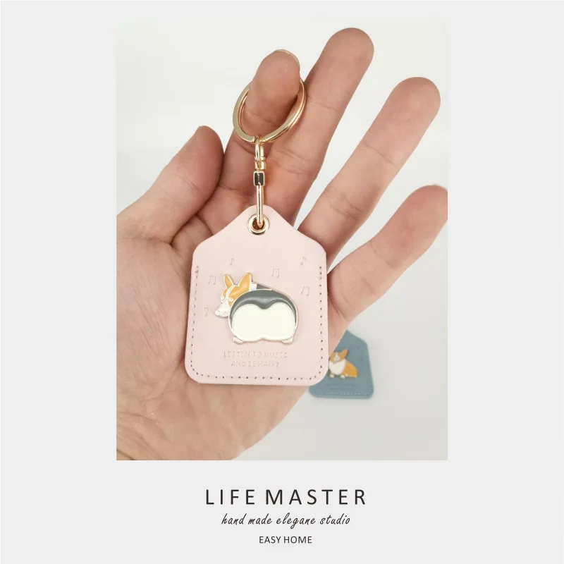 Новинка 2021 модный многофункциональный брелок для ключей с милой собакой кошелек