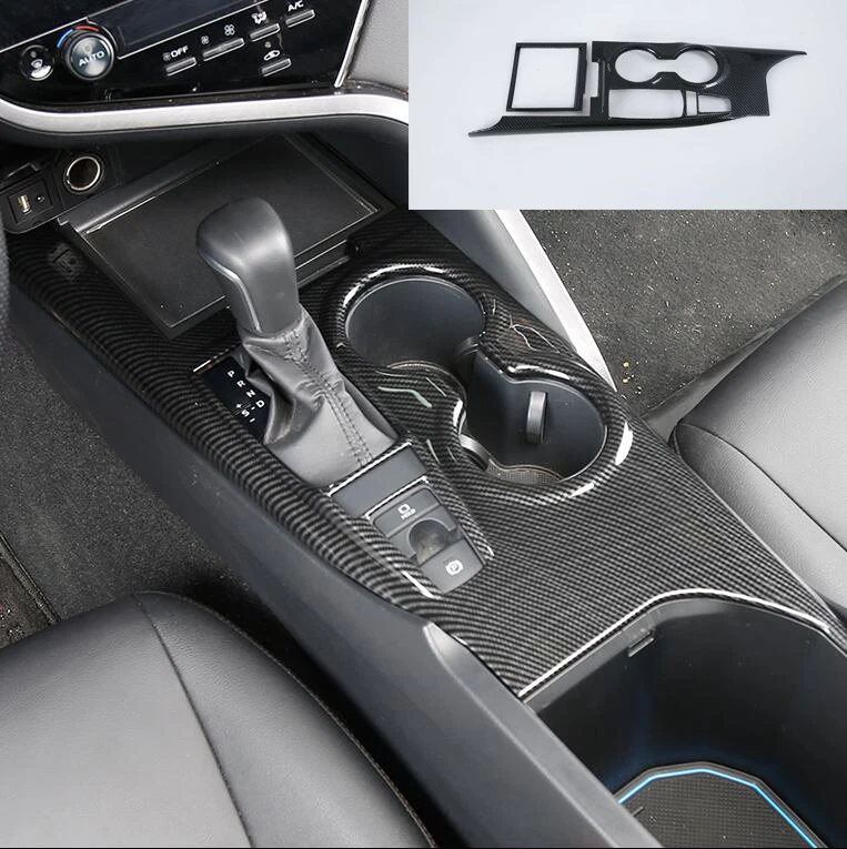 

ABS Хромированная ручка переключения передач, наклейка, панель, рамка, защитная крышка, отделка для Toyota Camry 2018, Стайлинг автомобиля