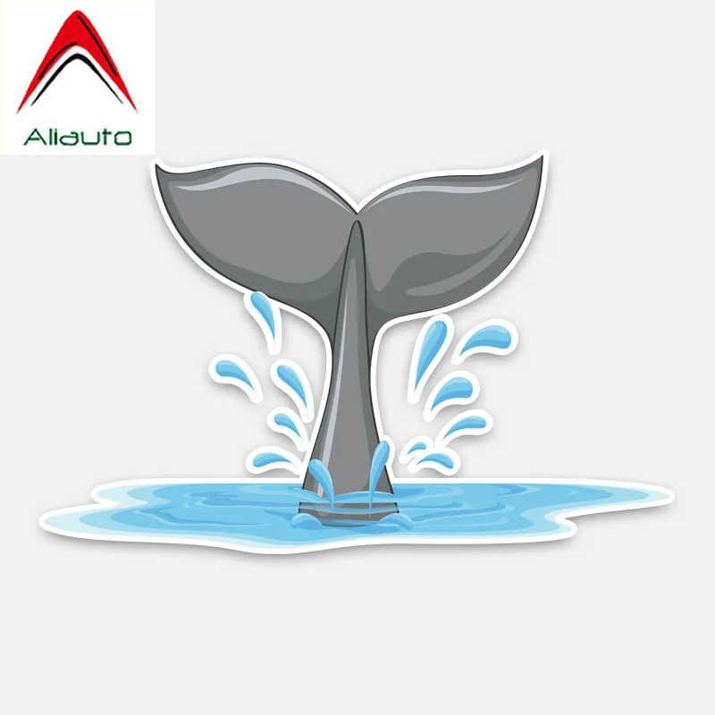 Автомобильные наклейки Aliauto украшение в виде милого дельфина аксессуары