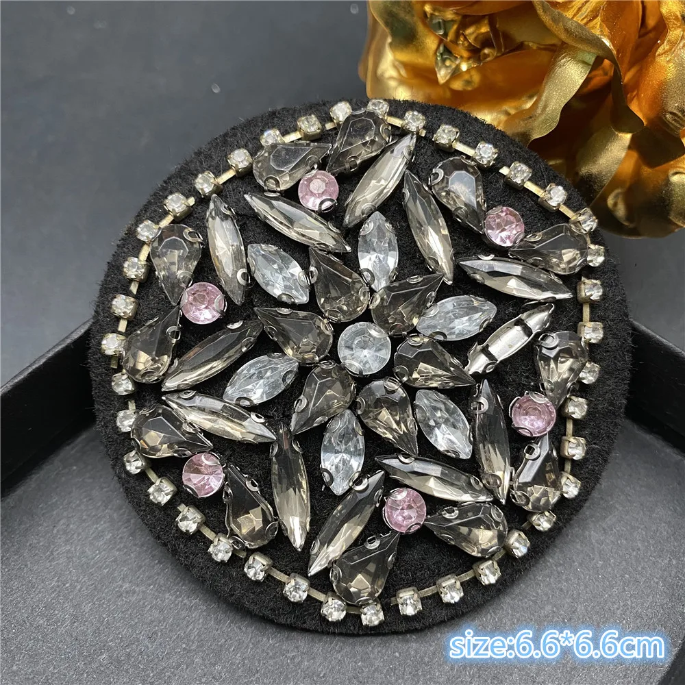 2 шт./Лот 3D аппликация ручной работы с бусинами и звездами геометрические нашивки