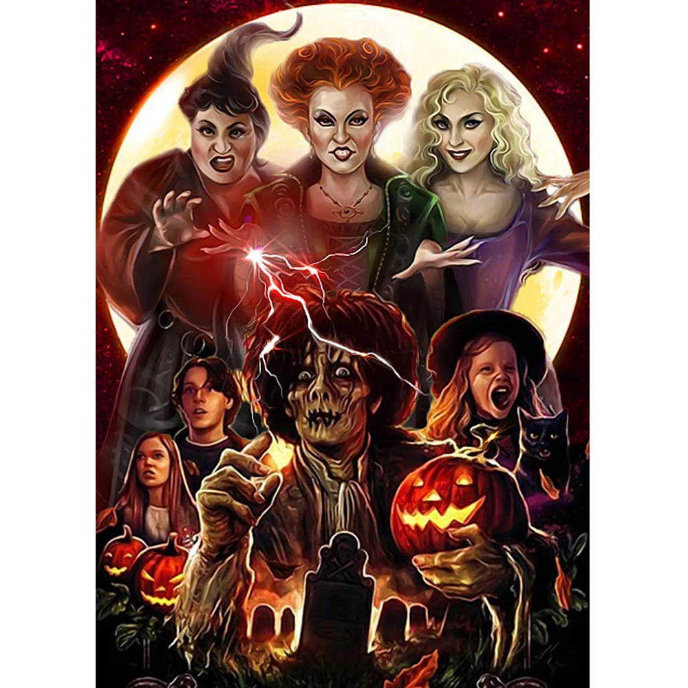 

Набор для вышивки крестиком 14 карат, набор для рукоделия, рукоделия, шитья, домашний декор, предварительно напечатанная тыква на Хэллоуин