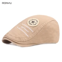 mens cap 2021 berets golf driving sun flat cap fashion cotton adjustable women casual peaked hat visors casquette hats bjm11