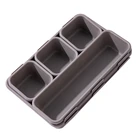 Настольный ящик-органайзер, разделители для лотков, неглубокие ящики, органайзеры и хранение, коробка для макияжа, для кухни, ванной, туалета