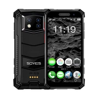 soyes s10 max waterproof mini smartphone android 10 0 octa cores side fingerprint face recognition 4gb 128gb mobile ptt intercom