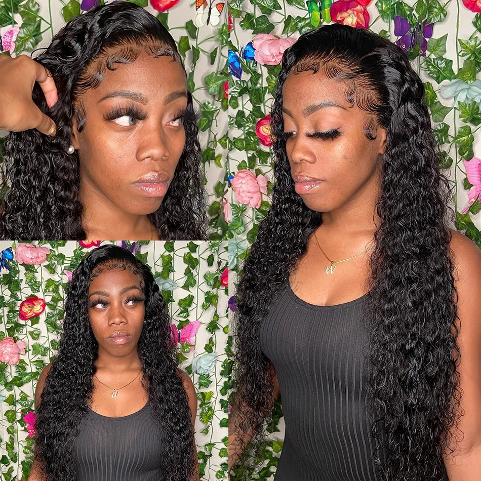 

Preplcked Remy 24Inch Large Cap Size Super Curly 13*4/6 T Part Lace Front Human Hair Wig For Women With Babyhair Daily Wear Wigs