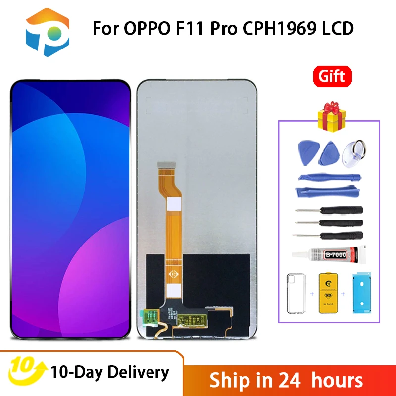 

Original AAA For Oppo F11 Pro LCD Display Screen Frame Touch Panel Digitizer For Oppo F11Pro CPH1969 CPH2209 CPH1987 Assembly