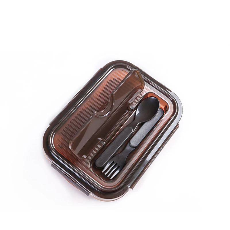 Стеклянный контейнер Bento для микроволновой печи в Корейском стиле без бисфенола