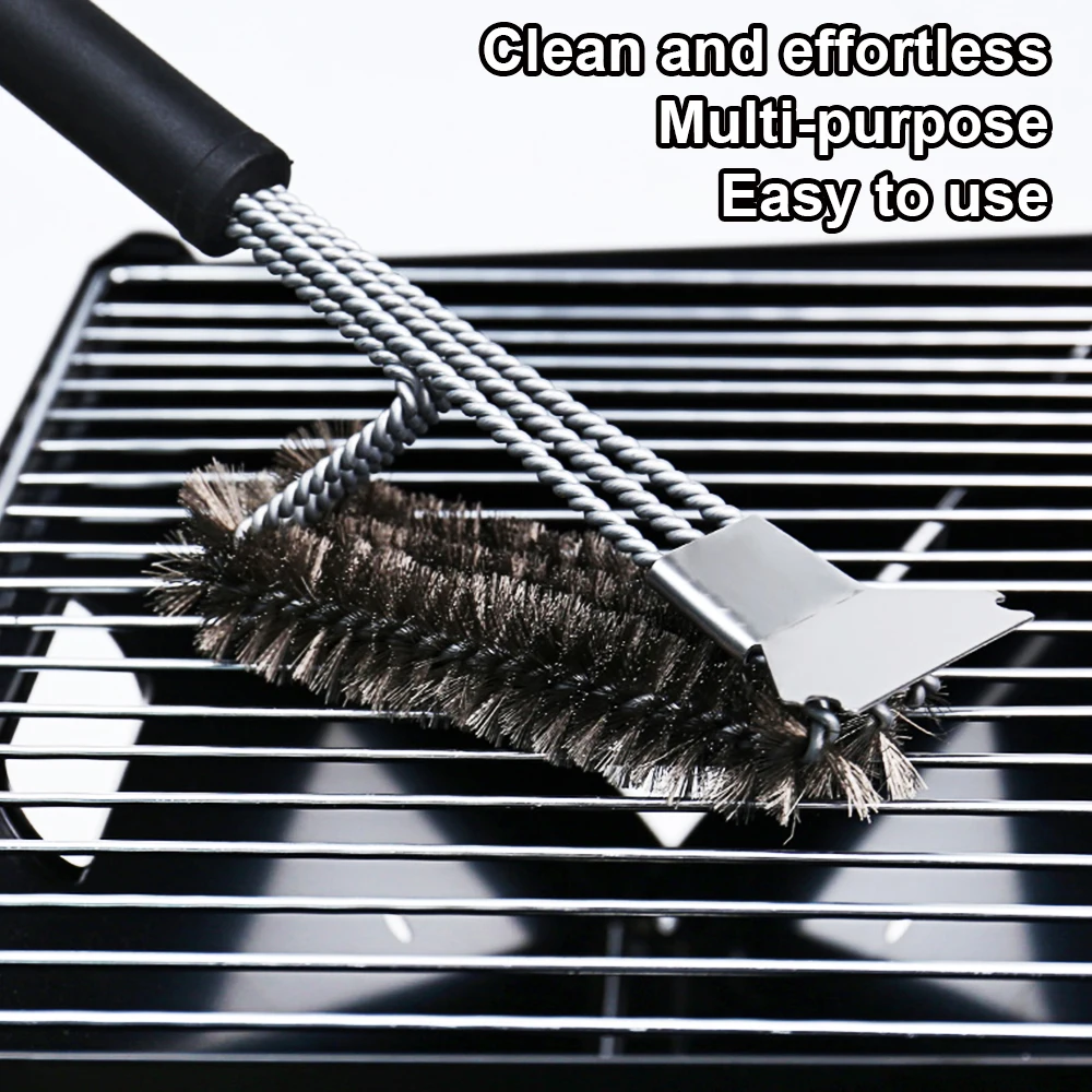 

18 inch Grill Cleaning Brush BBQ tool grill brush Stainless Steel Scraper Brushes Cleanin bbq Accessories Best cleaner barbecue