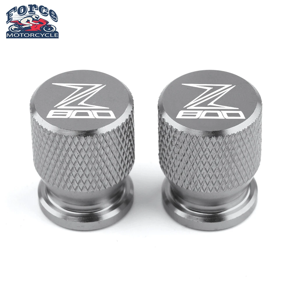 

For Kawasaki Z800 Z 800 All Years Motorcycle Tire Valve Air Port Stem Cover Cap Plug CNC Aluminum Accessories Wiht logo 800