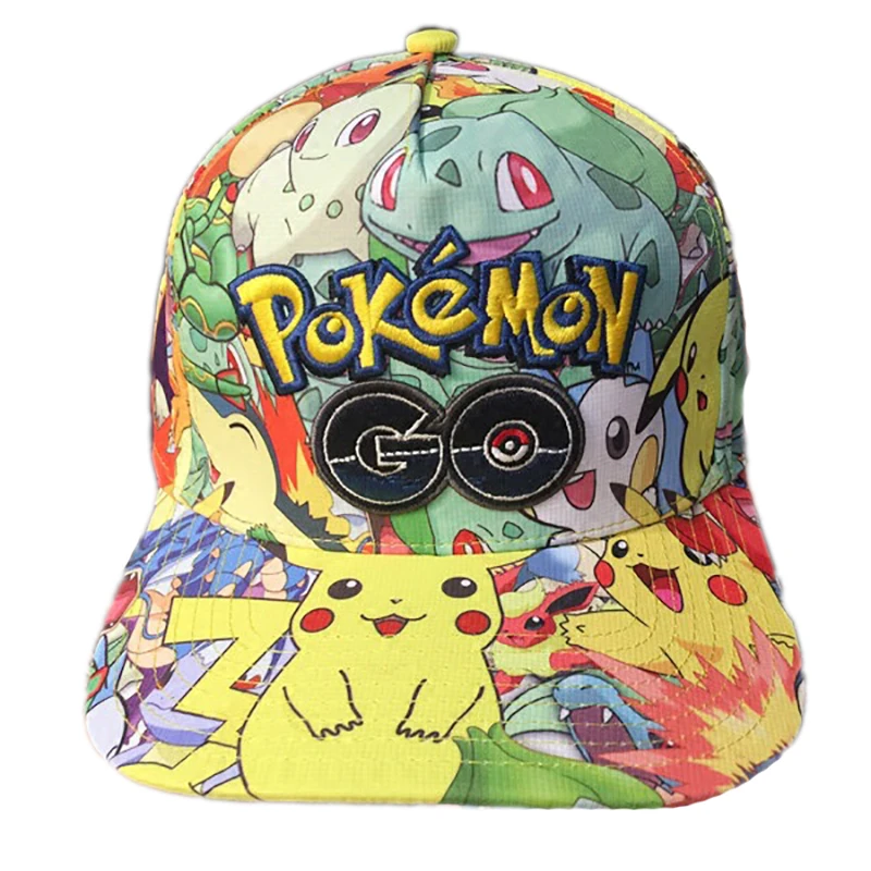 Покемон Pocket фигурка монстра шляпа игрушка Бейсбольные кепки с вышивкой Пикачу