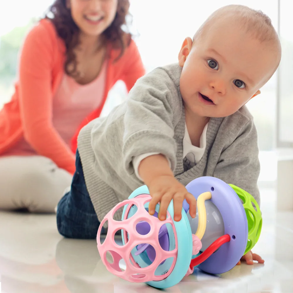 

baby toys children's cognitive ball soft plush mobile toy with sound baby rattle baby fitness ball toy 0-36 months