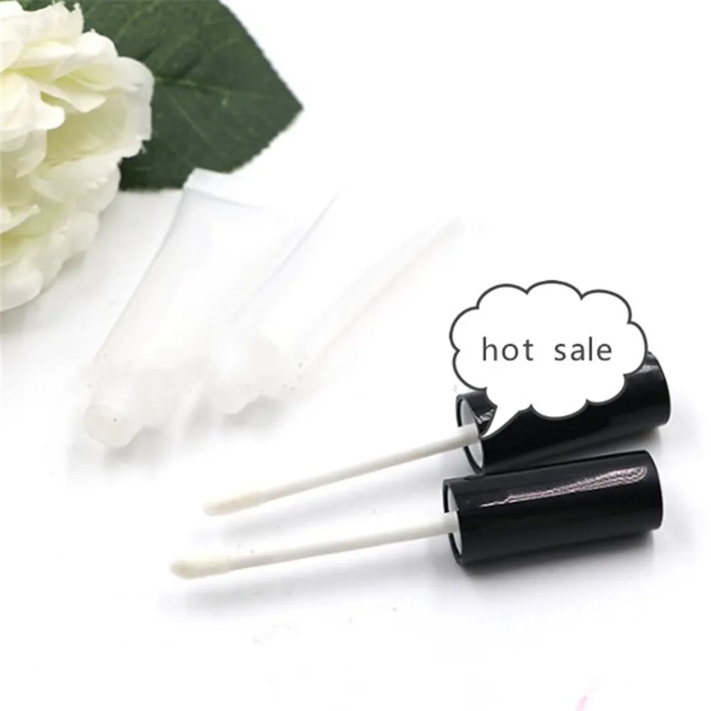 1pc 4ML Lip Tubes Squeezable Empty Gloss Bottle Container Plastic Containers Clear Lipstick Fashion Cool For Makeup | Красота и