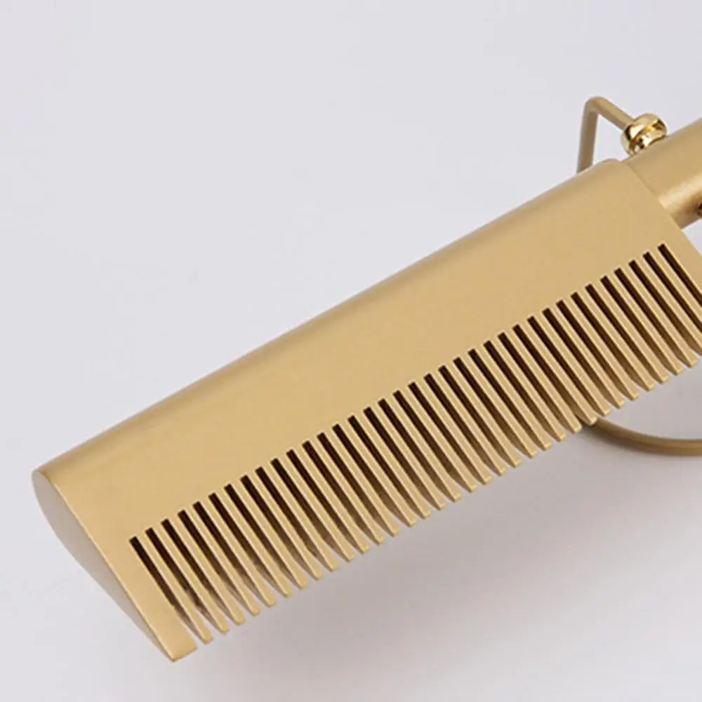 

Flat Irons Straightening Brush Hot Heating Comb Hair Straightener Styler Curling Iron Hair Curler Comb