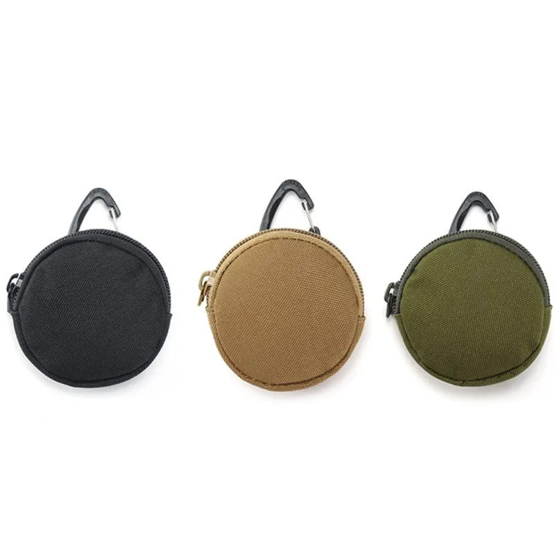 

Portable Tactical Bag Storage Bag Army Fans Outdoor Camping Keychain Holder Case Waist Pack EDC Wallets Pouch Bag Carabiner Clip