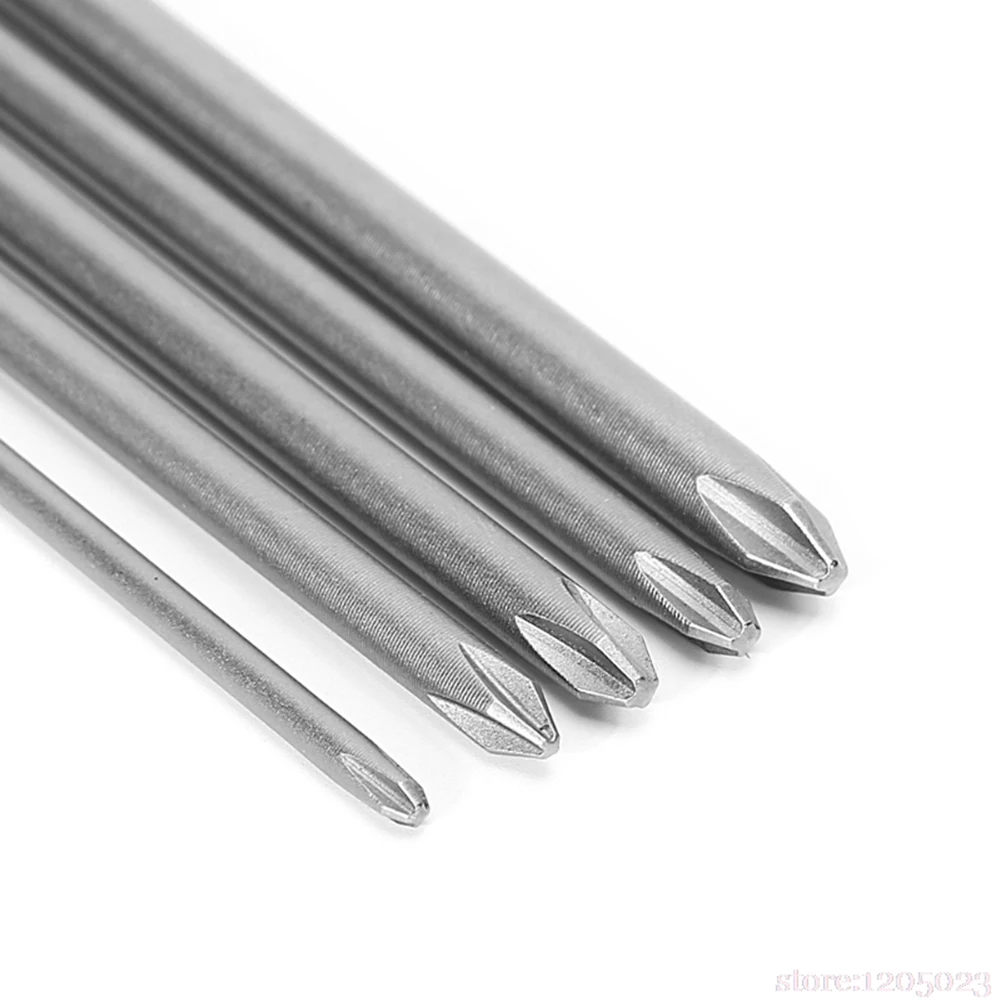 5 шт. 1/4 '飮 мм длиной S2 Магнитная с крестообразной головкой PH1 PH2 Электрическая