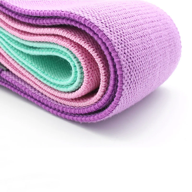 Эластичная лента для занятий йогой и фитнесом прочная хлопковая эластичная