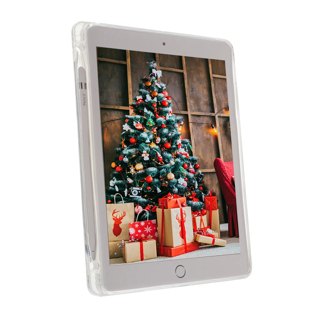 

Tablet Case Compatible with iPad 10.2 2019/2020 TPU Stylus Pen Cover