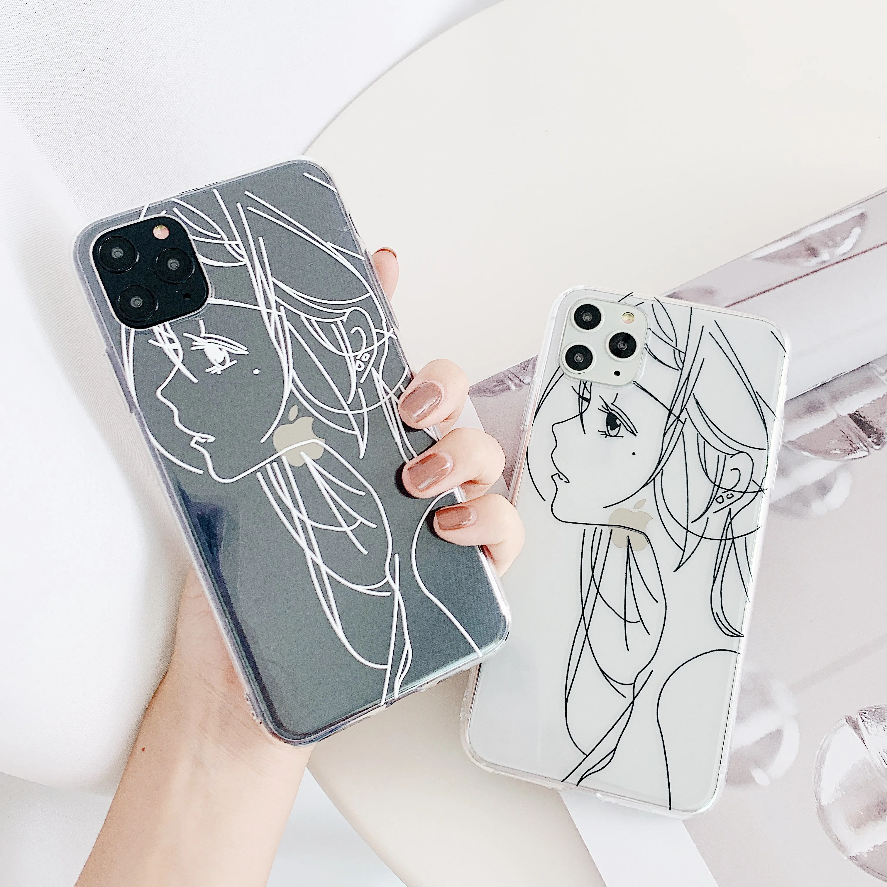 ORYKSZ модные Мультяшные чехлы для телефонов из ТПУ iPhone 11 Pro Max XS XR X 6 6S 7 8 Plus
