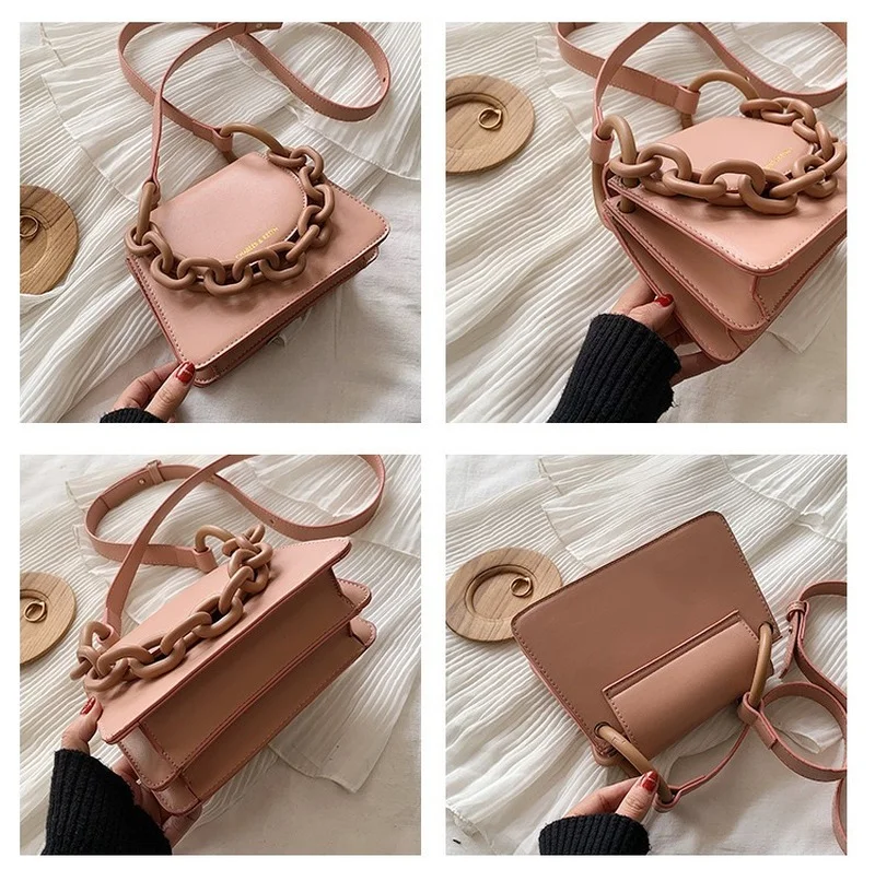 

2021 New Spring and Summer Fashion Ladies One-shoulder Messenger Small Square Bag High-quality Western-style Small Bag Female