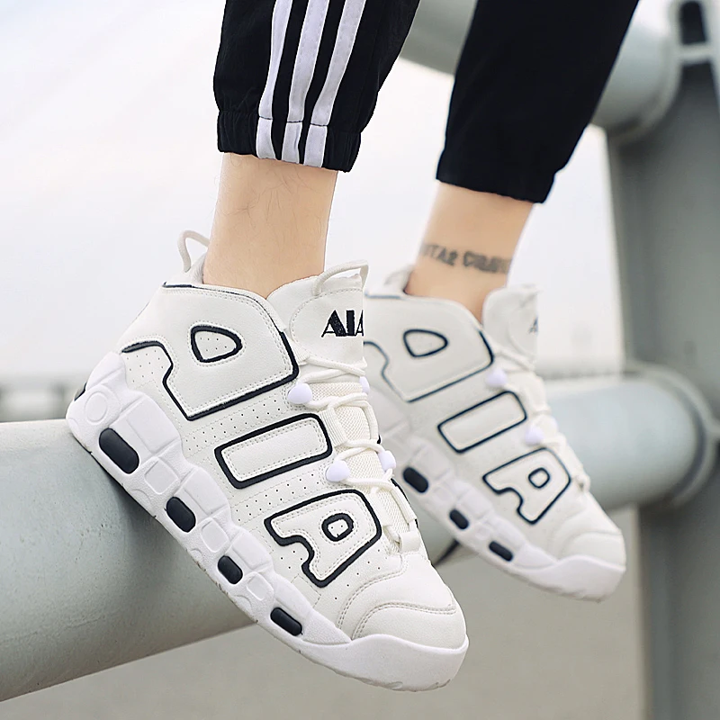 Мужские баскетбольные кроссовки Uptempo QS спортивные в Chicago Scottie Pippen размеры 38 44