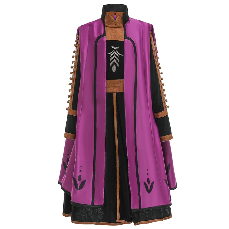 Платье принцессы Анны и Эльзы 2 Изящные детские карнавальные платья для девочек 3