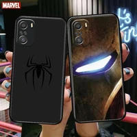 marvel hero cool for xiaomi redmi note 10s 10 9t 9s 9 8t 8 7s 7 6 5a 5 pro max soft black phone case