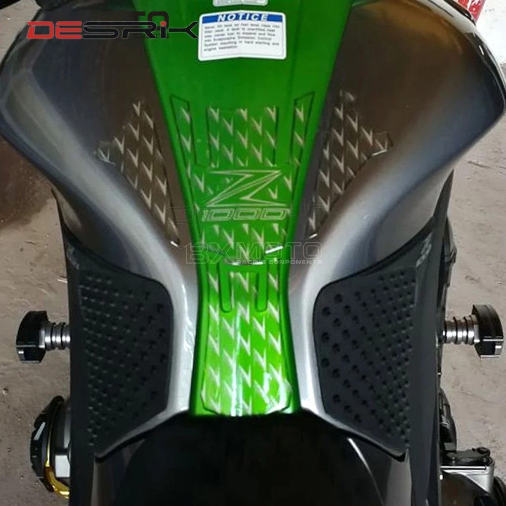Противоскользящая накладка на бак мотоцикла Kawasaki Z1000 Z 1000 2015-2019 3 м боковая газовая