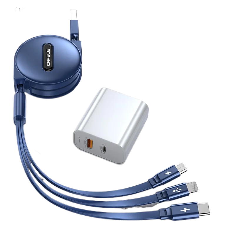 Быстрое Автомобильное зарядное устройство с задержкой три мобильный телефон