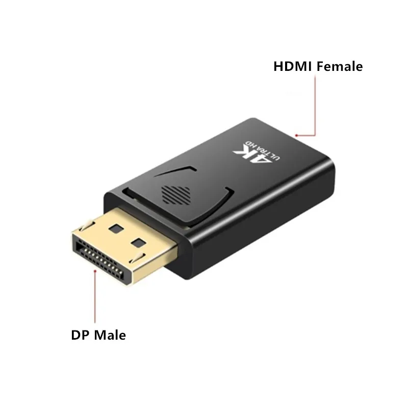 Veggieg DP к HDMI адаптер 4K порт дисплея конвертер Дисплей компьютера адаптер| |
