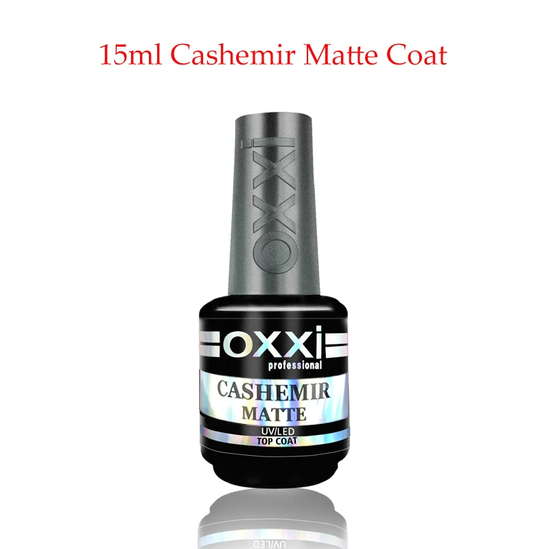 

OXXI Semi Permanent Matte Top Coat Gellac Manicure Varnish Hybrid Nail Polish Rubber Base and Top Gel Polish for Nails Matt Glue