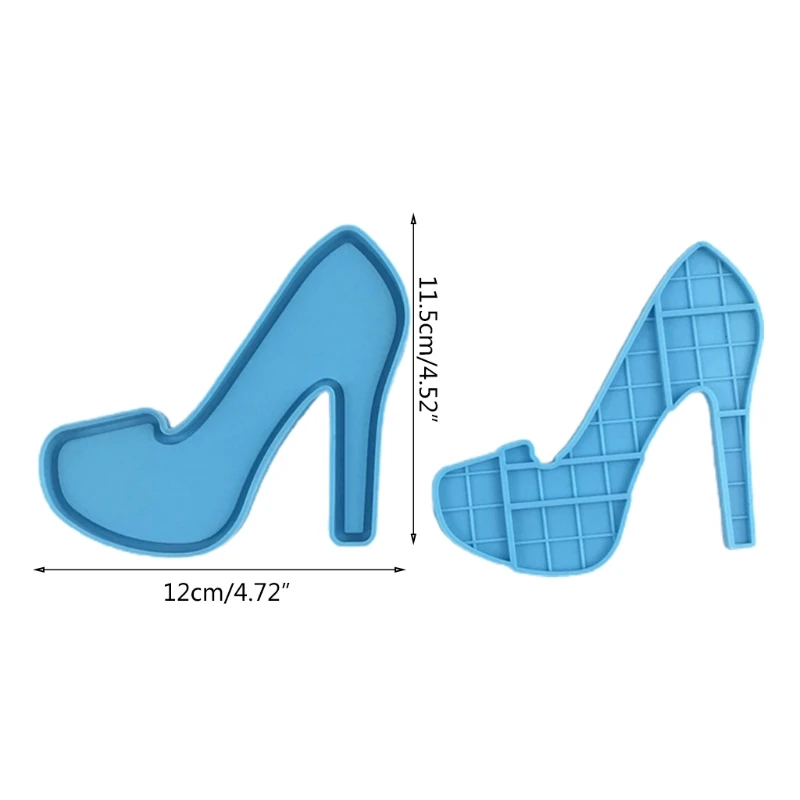 

2 Pcs High-heels Puzzle Toys Epoxy Resin Mold Keychain Silicone Mould DIY Crafts Jewelry Pendant Casting Tools