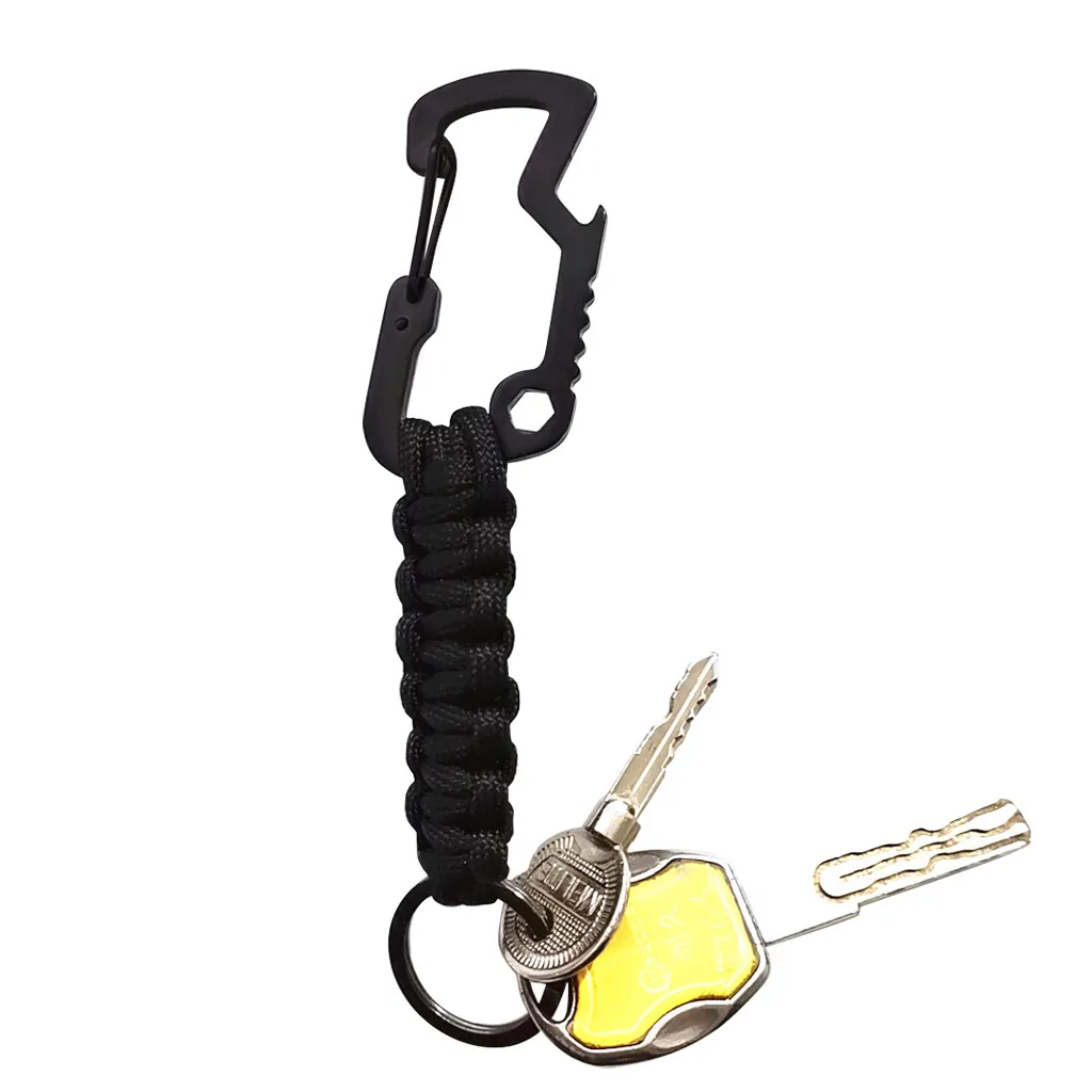 Наружный альпинистский брелок для ключей аварийный Многофункциональный Карабин