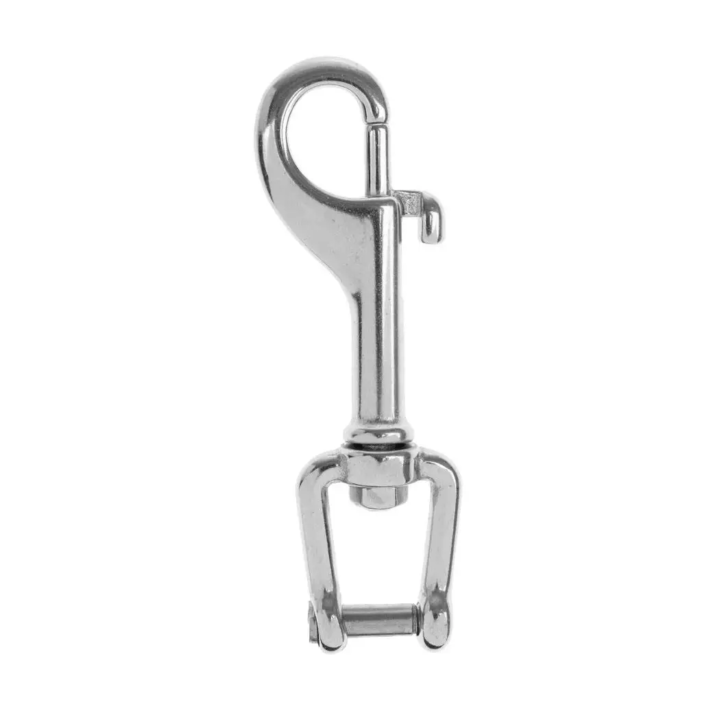 Hook Fastener Clip Dog Clasps Carabiners Swivel Stainless Steel - 8.5x2.3cm | Автомобили и мотоциклы