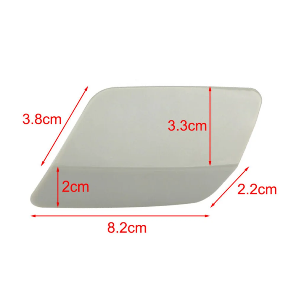 

1Pair Flap Bumper Headlight Washer Cap Cover Trim Unpainted Premium Car Accessory For BMW E92 E93 LCI 10-13