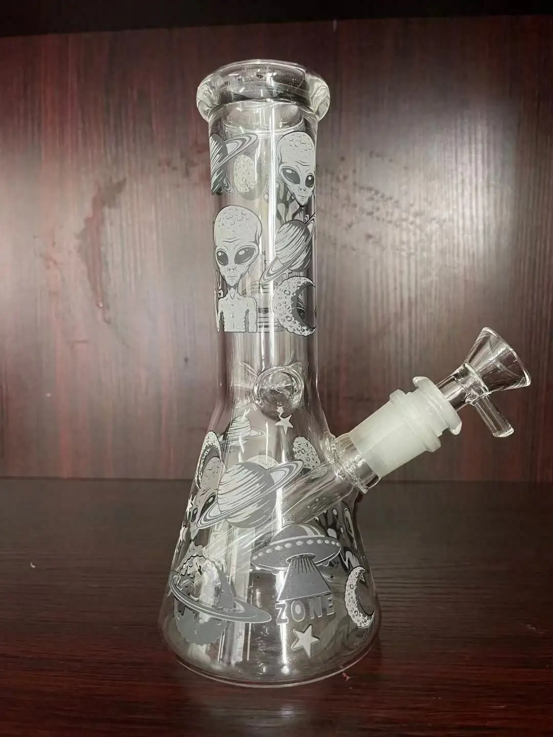 

8 Inch Luminous glass vase precision glass tube glass oil collector