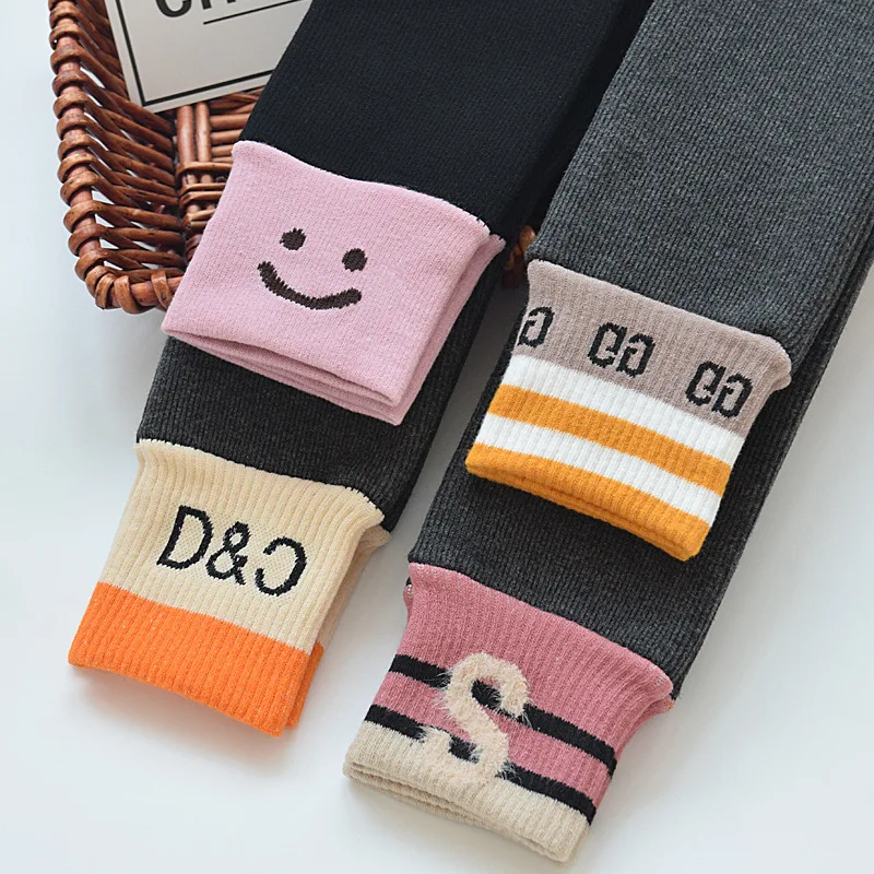 

Autumn Winter Girls Pants Velvet Thicken Warm Kids Leggings Girl Children Pants Girls Clothing for Winter 1-7 Years Old