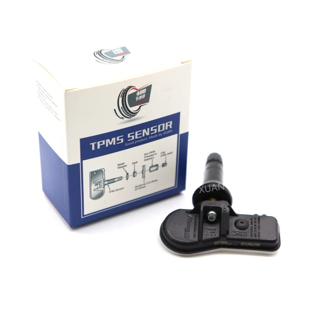XUAN 1 шт. датчик давления в шинах TPMS 407009322R для Dacia Dokker Duster Логан MCV Sandero II Renault Kangoo Opel