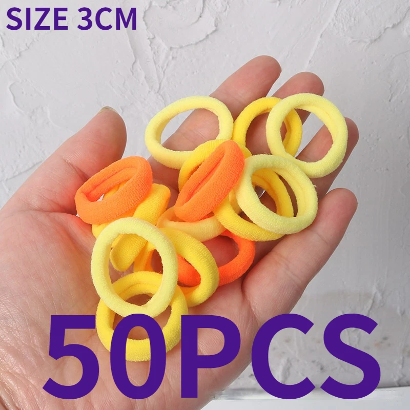 50 шт./100 шт./набор эластичные резинки для волос| |