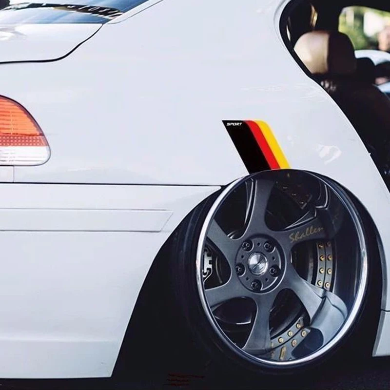 Новинка спортивный гоночный автомобиль Bunmper шина для крыла наклейка Renault Megane 2 Duster