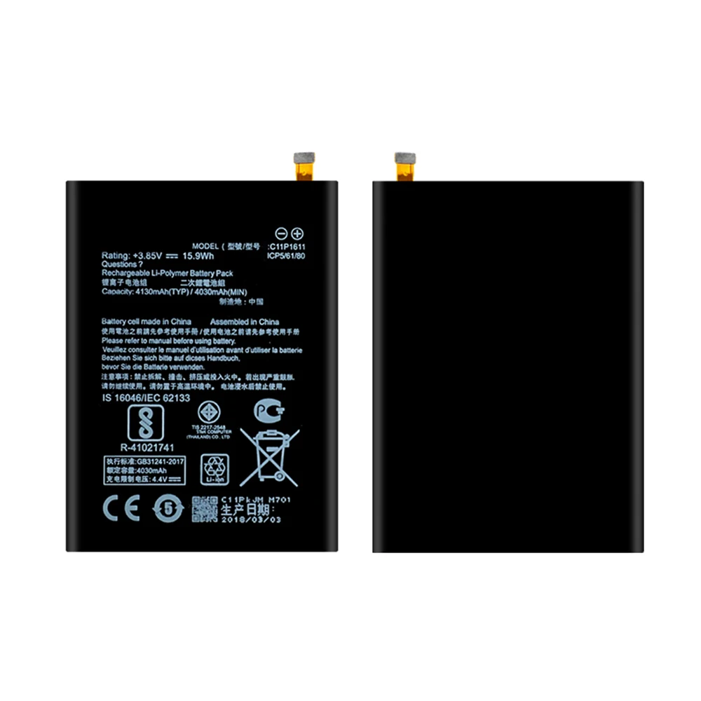 100% новый аккумулятор C11P1611 для ASUS Zenfone 3 Max ZC520TL X008D X008DA X008DC X00KD 4030/4130 мАч литий